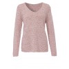 Pullover mit weitem V-Ausschnitt /