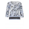 Pullover mit Rosen-Muster /