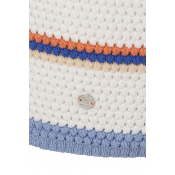 Legerer Pullover mit Ringelmuster /