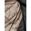 Steppjacke mit abnehmbarem Kunstpelz /