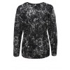 Rundhals-Pullover mit Jacquard-Muster /