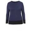 Moderner Colour Blocking-Pullover /