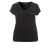 Fließendes T-Shirt mit Brusttasche /