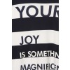 Kuscheliges Sweatshirt mit Schrift /