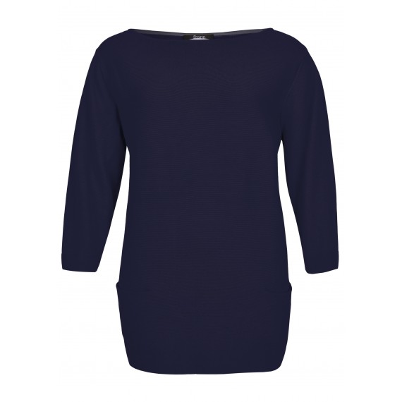 Legerer Pullover mit Eingriffstaschen /