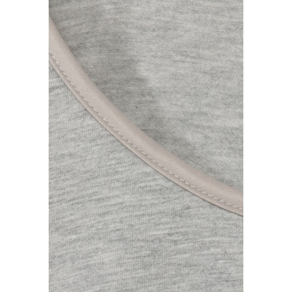Kombi-T-Shirt mit Rundhalsausschnitt /