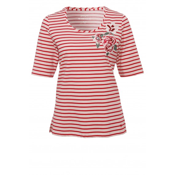 Feminines Shirt mit Stickerei /