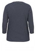 Lässiges Ringel-Shirt mit Motivdruck /