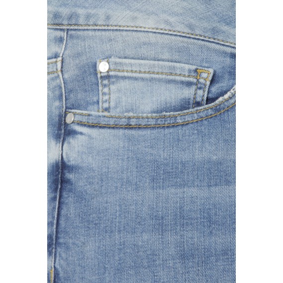 Slim Fit-Jeans im Used-Look /