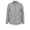 Hemdkragen-Bluse mit Grafik-Muster /