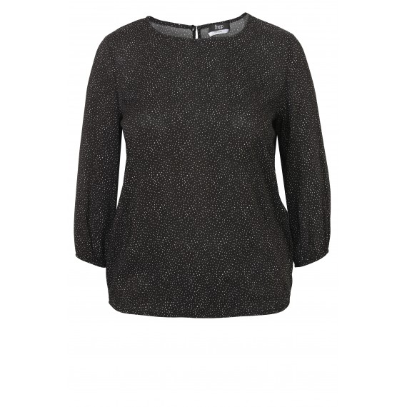 Luftiges Blusen-Shirt mit Tupfenmuster /
