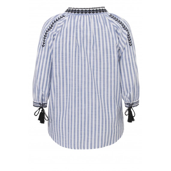 Verspieltes Blusen-Shirt mit Stickerei /