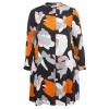 Lässiges Blusen-Kleid mit Muster /