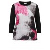 Luftiges Shirt mit seidiger Front /
