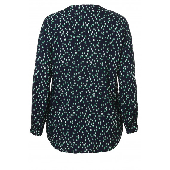 Luftige Bluse mit Tupfen-Muster /
