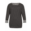 Raffiniertes Wende-Shirt mit Jacquard-Muster /
