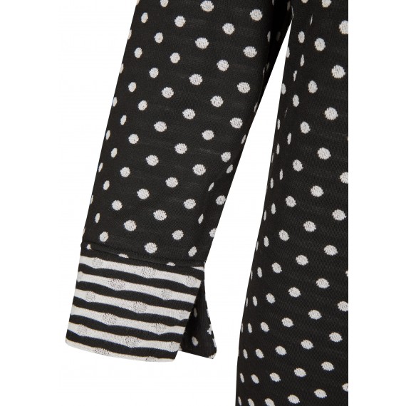 Raffiniertes Wende-Shirt mit Jacquard-Muster /