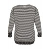 Raffiniertes Wende-Shirt mit Jacquard-Muster /