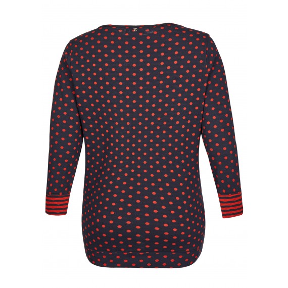 Raffiniertes Wende-Shirt mit Jacquard-Muster /