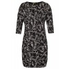 Einzigartiges Kleid mit Allover-Muster /