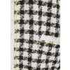 Extravagante Jacke mit kariertem Bouclé-Strick /