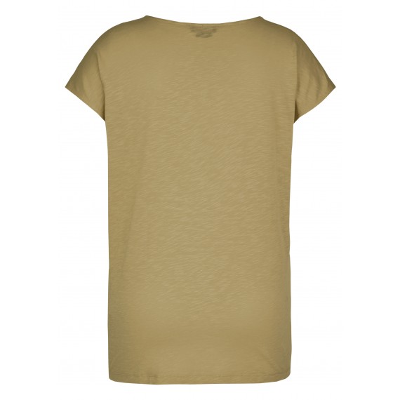 Dezente Bluse mit Materialmix /
