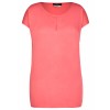Dezente Bluse mit Materialmix /