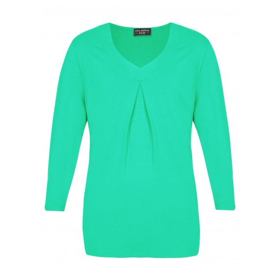 Feminines Shirt mit Raffung /