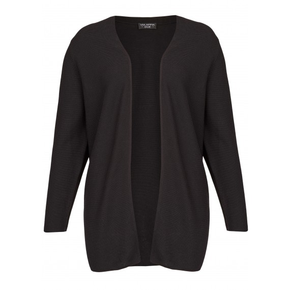 Modischer Cardigan mit Materialstruktur /
