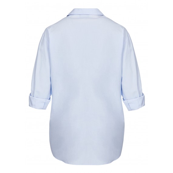 Lässige Bluse mit Streifen-Details /