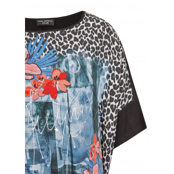 Modisches Blusen-Shirt mit Print /