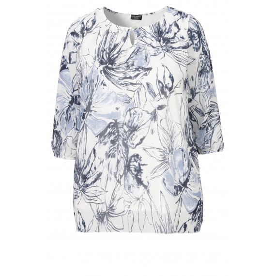 Feminines Blusen-Shirt mit floralem Muster /