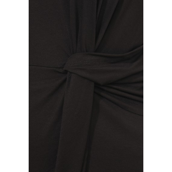 Elegante Shirt-Tunika mit Raffung /