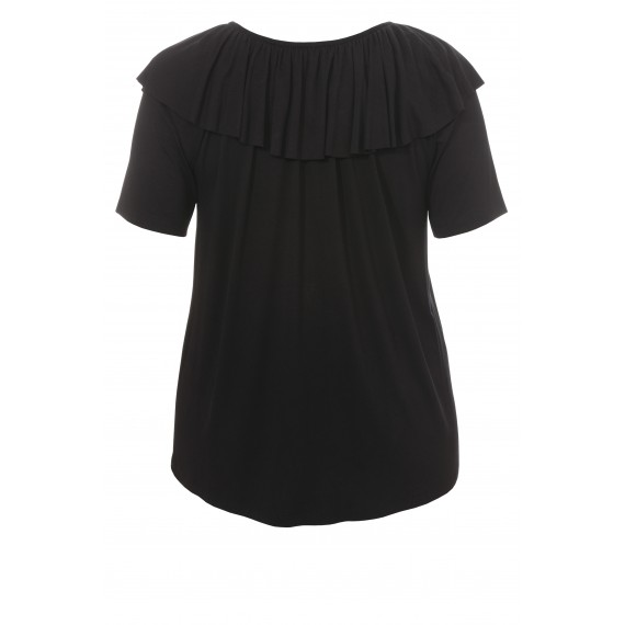 Feminines T-Shirt mit Volants /