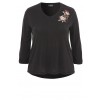 Feminines Shirt mit Stickerei /