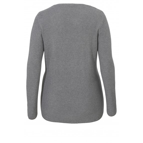 1-Knopf-Jacke mit glänzender Metallfaser /