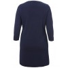 Modisches Strick-Kleid mit 3/4-Ärmeln /