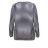 Ringel-Pullover mit U-Boot-Ausschnitt /