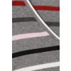 Fröhlicher Pullover mit Ringel-Muster /