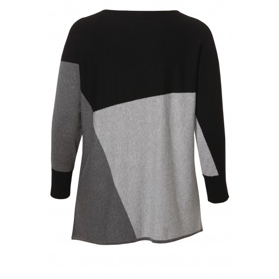 Stylischer Pullover mit Grafik-Design /