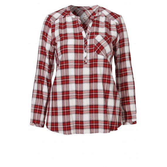 Süße Bluse mit Karo-Muster /
