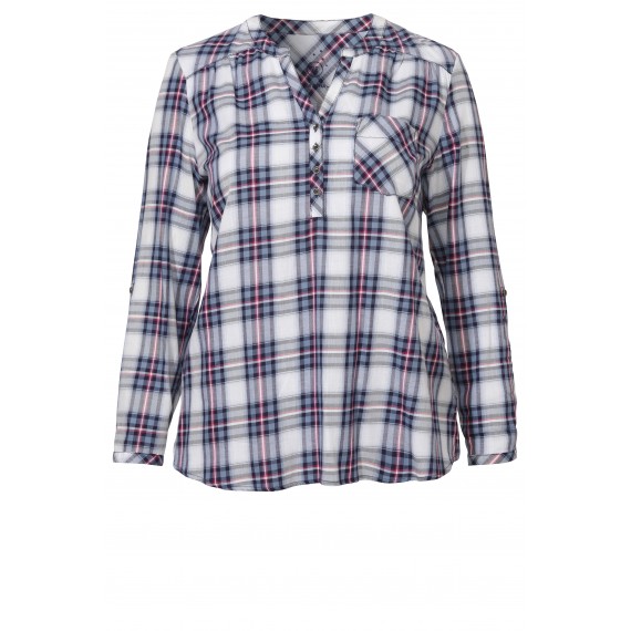 Süße Bluse mit Karo-Muster /