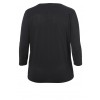 V-Shirt mit Schimmer-Effekt /