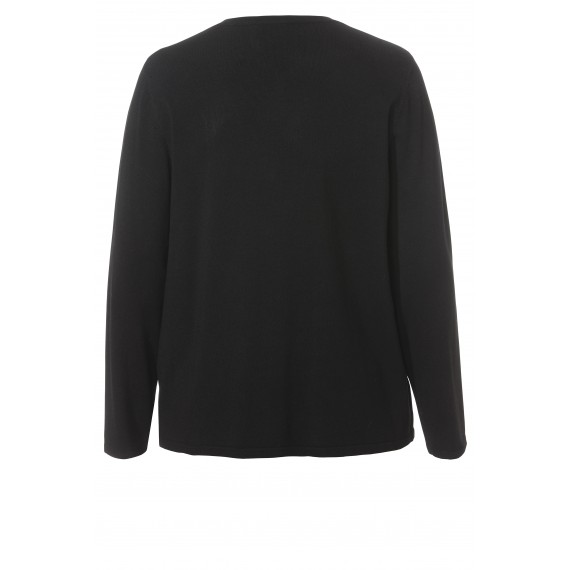 Edle Strick-Jacke mit Ziersteinchen /