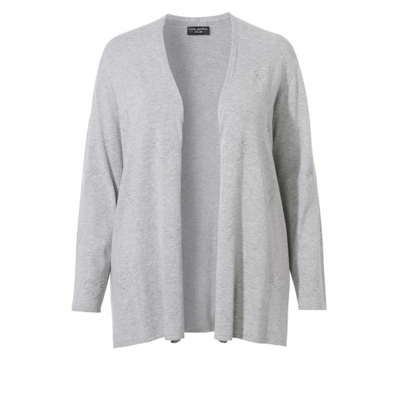 Femininer Cardigan mit Strukturmuster /