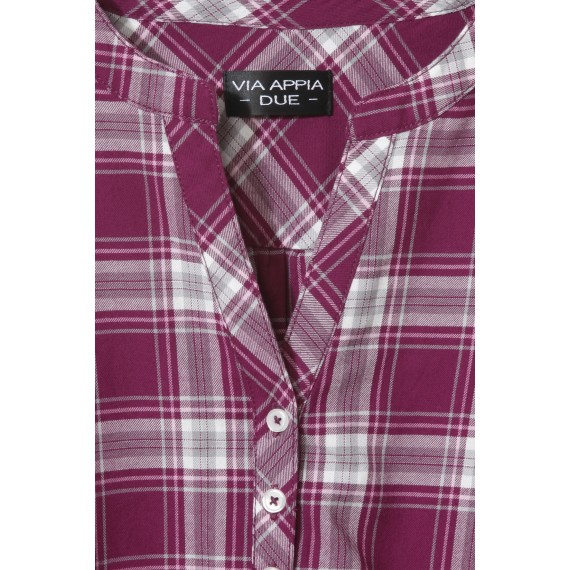 Coole Bluse mit Karo-Muster /