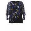 Modische Bluse im Poncho-Look /