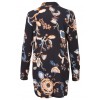 Zarte Long-Bluse mit Schluppe /