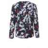 Luftige Bluse mit floralem Print /