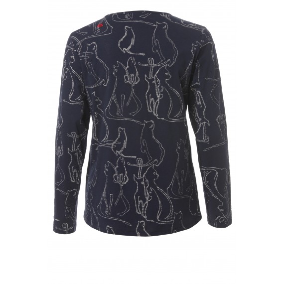 Verspieltes Shirt mit Print /